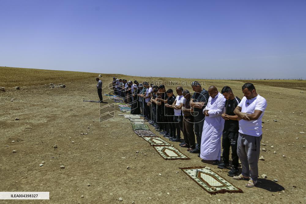 Friday Prayers Near Hebron - West Bank