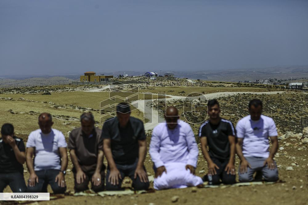Friday Prayers Near Hebron - West Bank