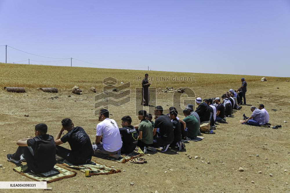 Friday Prayers Near Hebron - West Bank