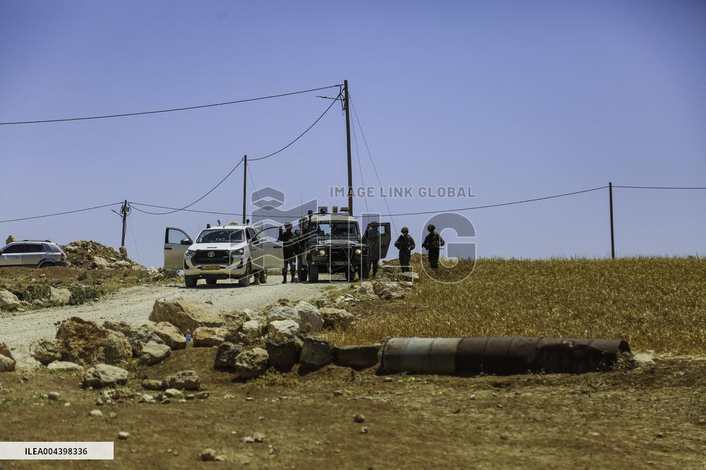 Friday Prayers Near Hebron - West Bank
