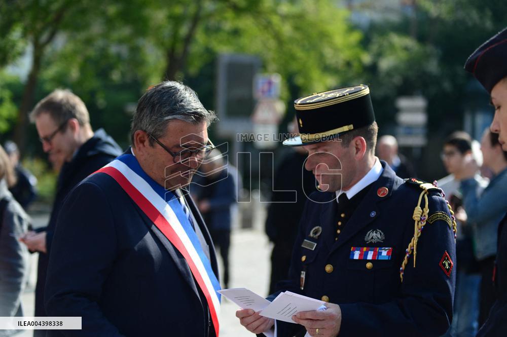 80th Anniversary of Paris Liberation Commemorated in Ceremony - Paris