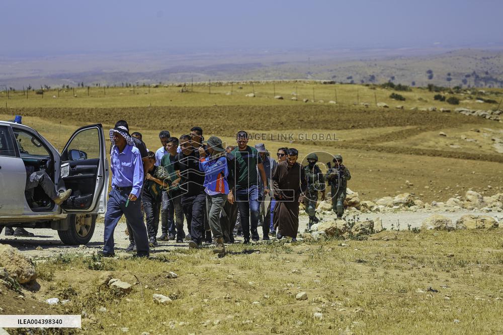 Friday Prayers Near Hebron - West Bank