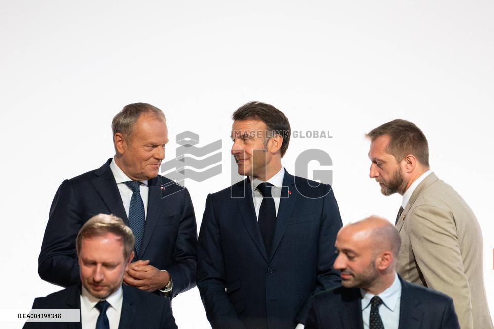 Signing of the treaty French-Polish Friendship and Strategy Pact between in Nancy