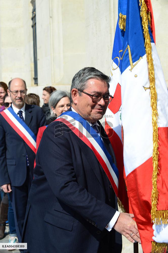 80th Anniversary of Paris Liberation Commemorated in Ceremony - Paris