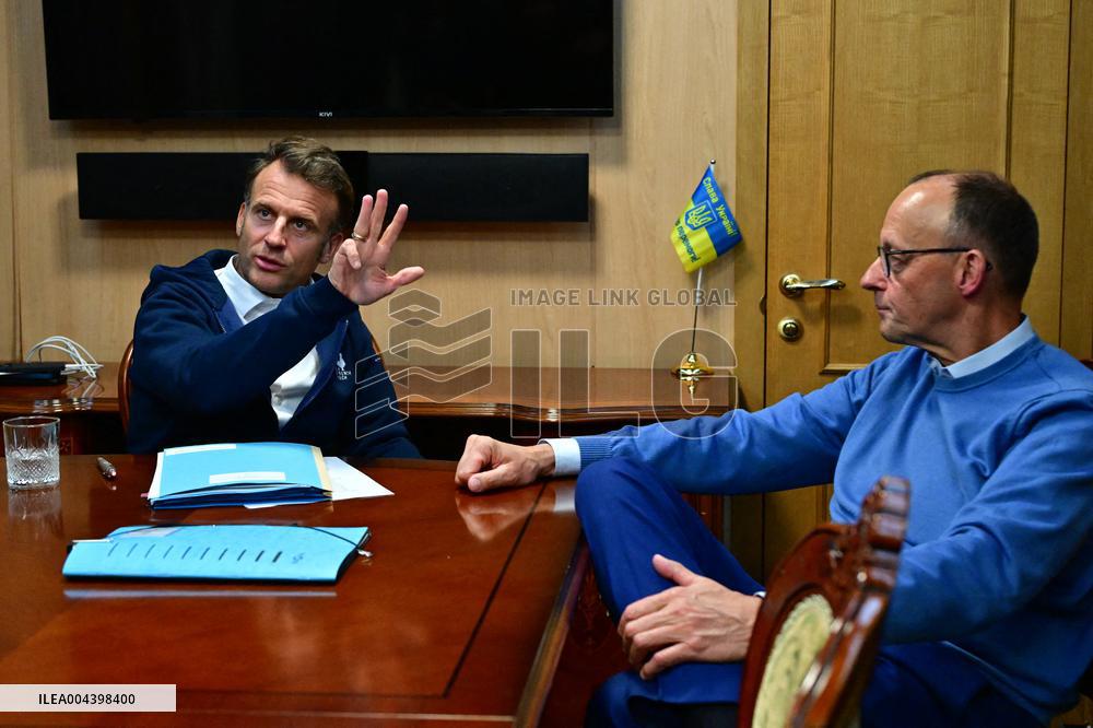 Macron, Merz, Starmer and Tusk on their way to Kiev for Ukraine Ceasefire Talk