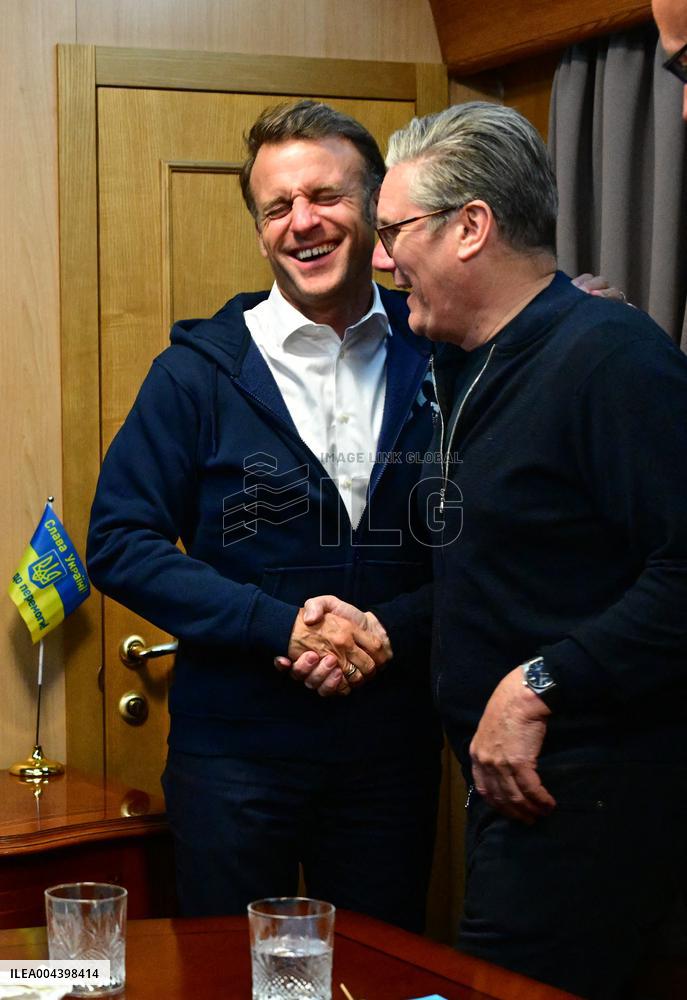 Macron, Merz, Starmer and Tusk on their way to Kiev for Ukraine Ceasefire Talk