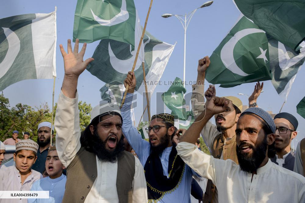 Demonstrations Against Indian Drone Attacks - Pakistan