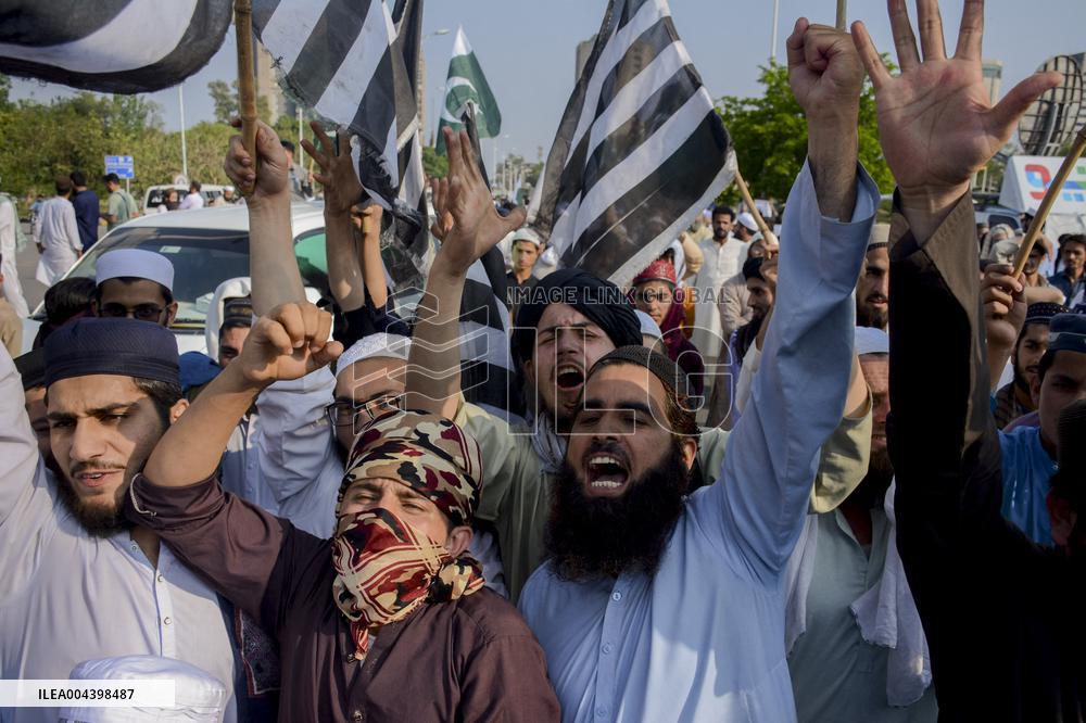 Demonstrations Against Indian Drone Attacks - Pakistan