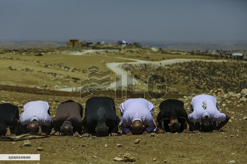 Friday Prayers Near Hebron - West Bank
