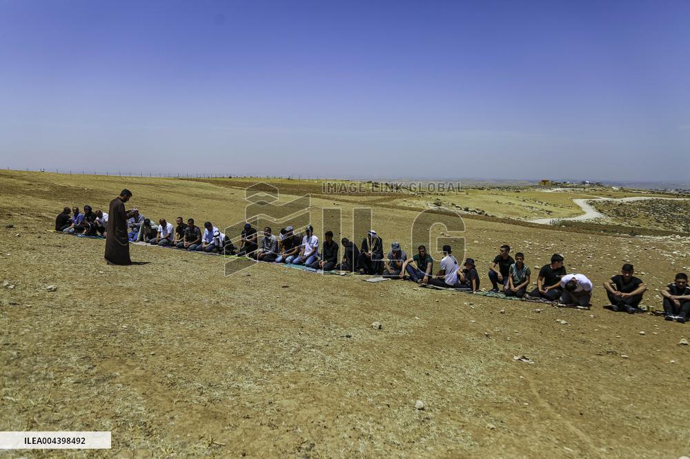 Friday Prayers Near Hebron - West Bank