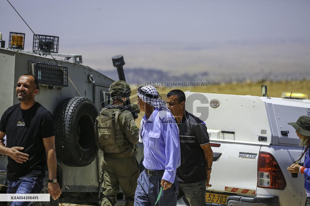 Friday Prayers Near Hebron - West Bank