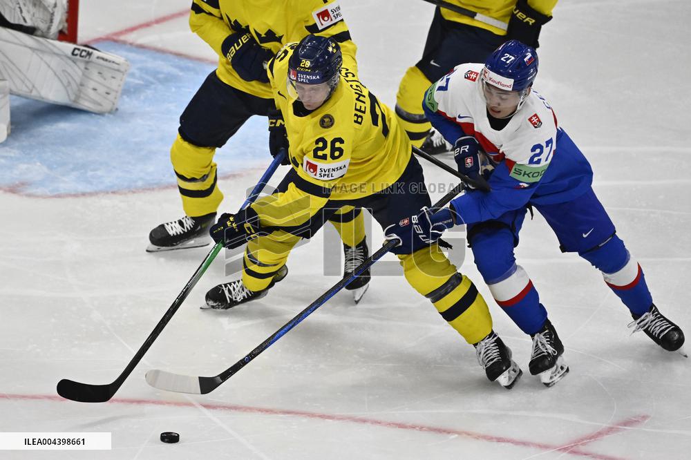 ICE HOCKEY WC SWEDEN-SLOVAKIA