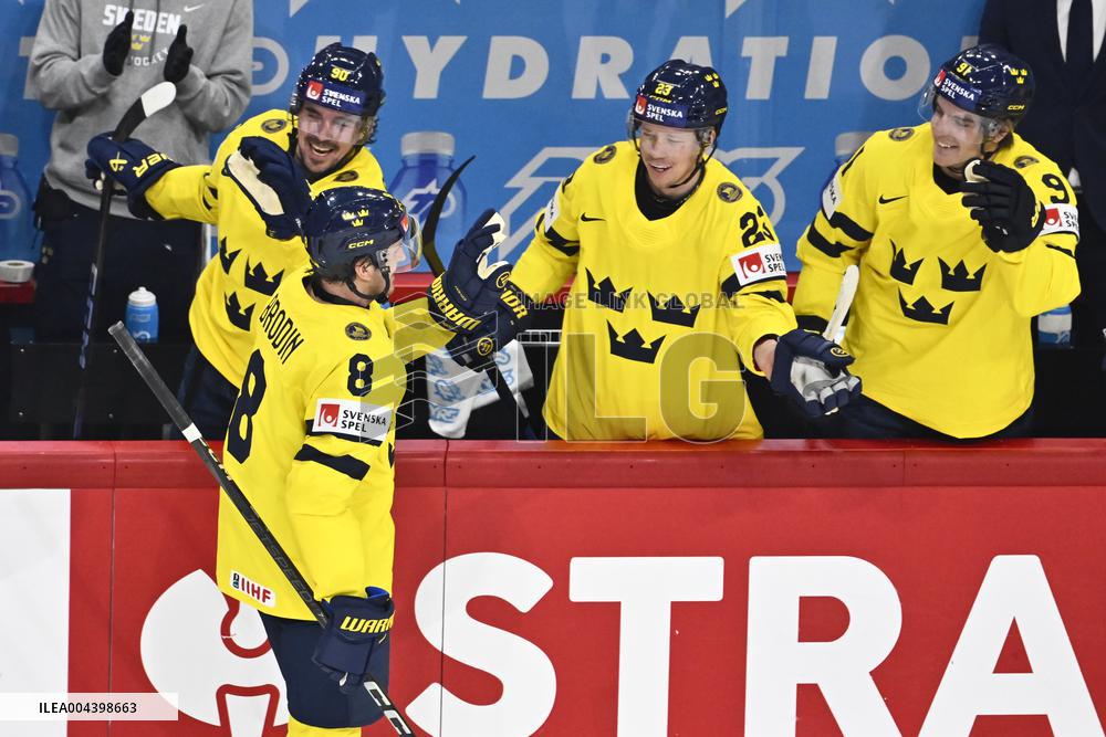 ICE HOCKEY WC SWEDEN-SLOVAKIA