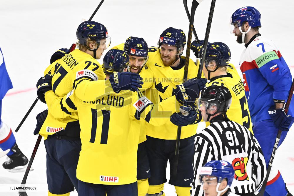ICE HOCKEY WC SWEDEN-SLOVAKIA