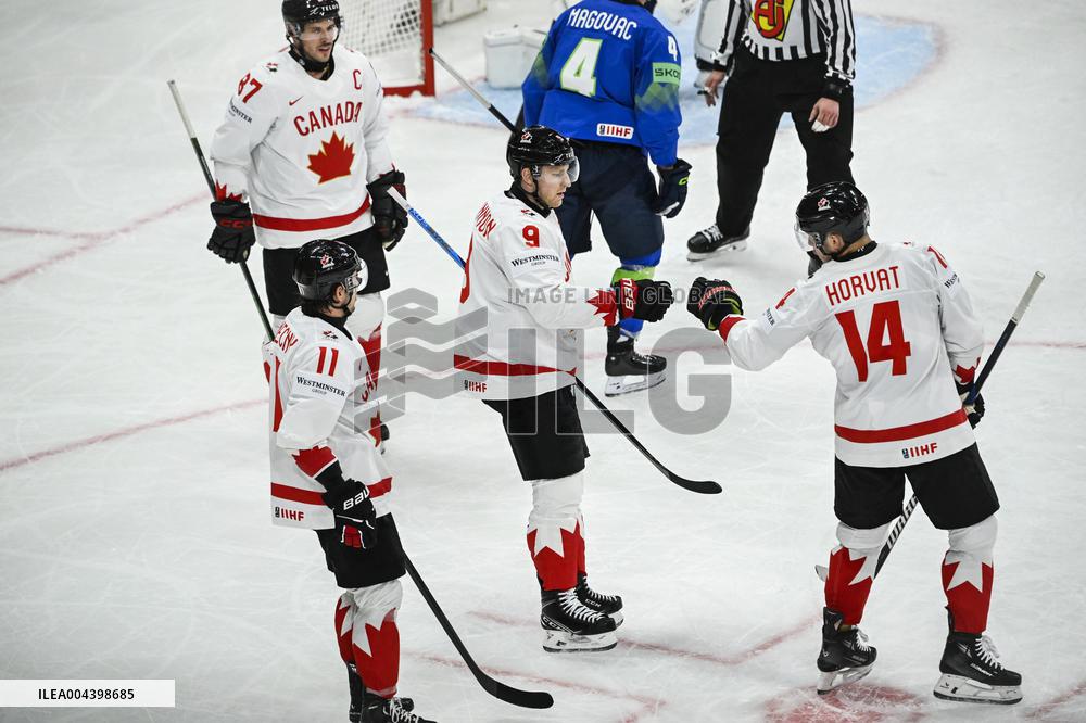 ICE HOCKEY WC SLOVENIA-CANADA
