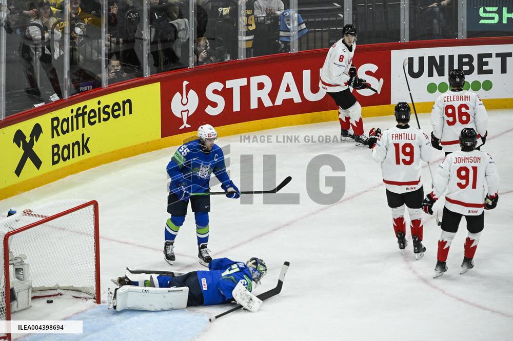 ICE HOCKEY WC SLOVENIA-CANADA