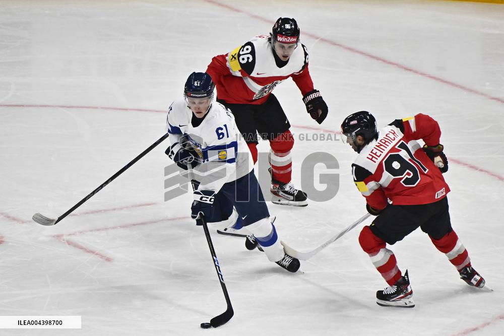 ICE HOCKEY WC AUSTRIA-FINLAND