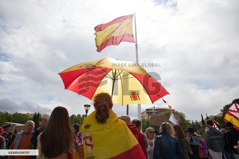 Demonstration to Demand the Resignation of Pedro Sanchez - Madrid