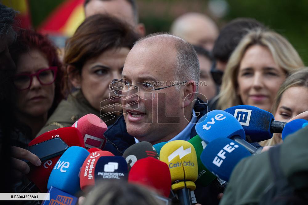 Demonstration to Demand the Resignation of Pedro Sanchez - Madrid