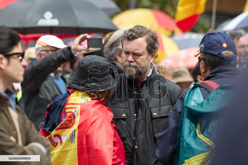 Demonstration to Demand the Resignation of Pedro Sanchez - Madrid