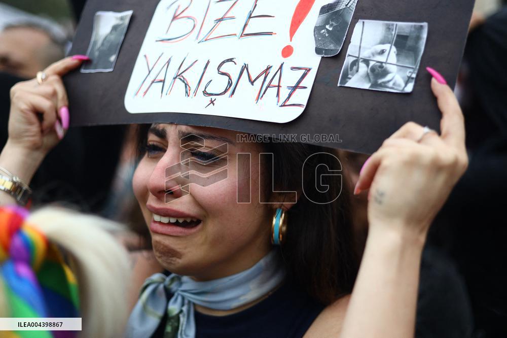 Protest Against The Stray Animal Regulation Bill - Ankara