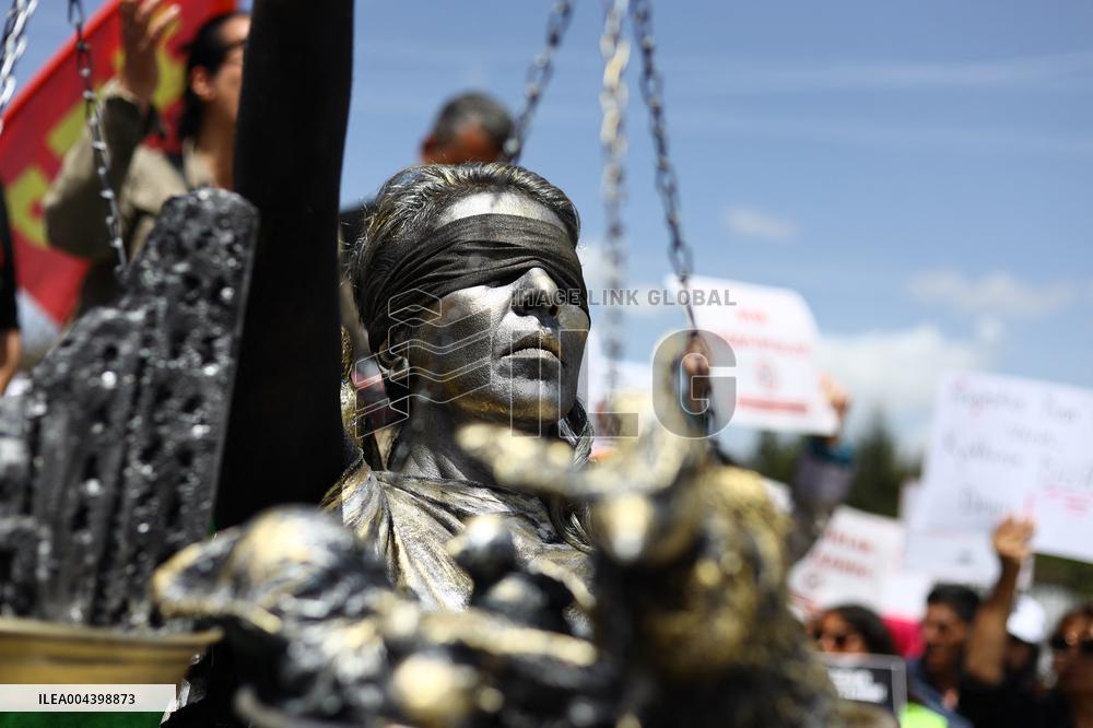Protest Against The Stray Animal Regulation Bill - Ankara