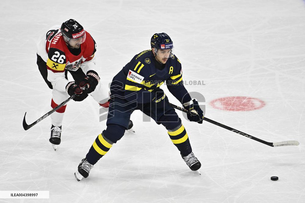 ICE HOCKEY WC SWEDEN-AUSTRIA