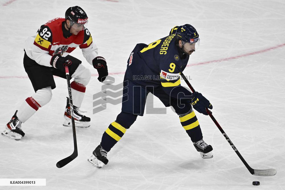 ICE HOCKEY WC SWEDEN-AUSTRIA
