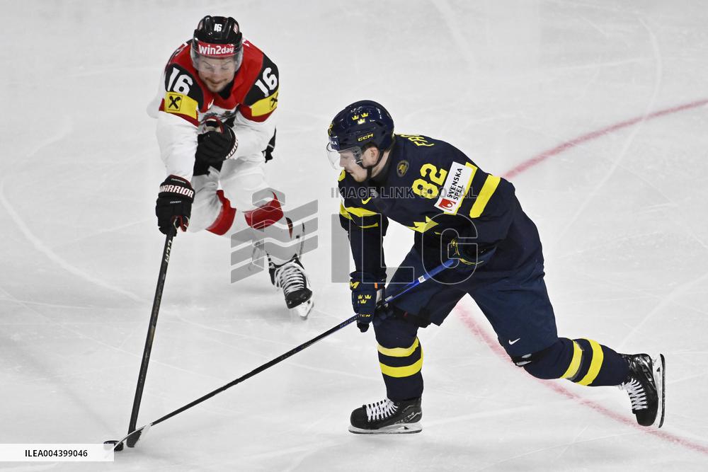 ICE HOCKEY WC SWEDEN-AUSTRIA