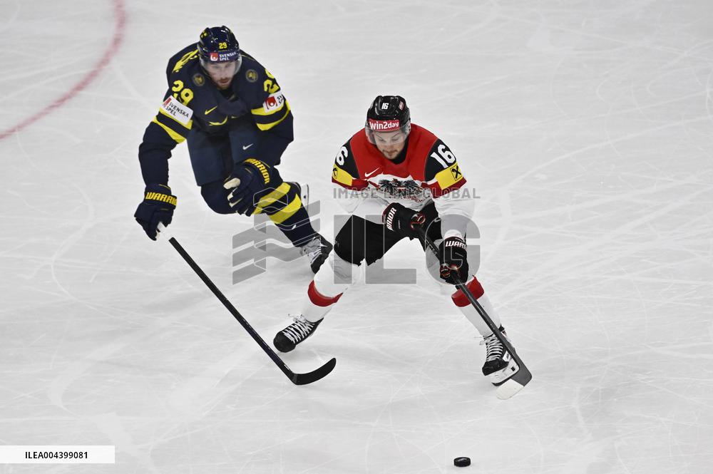 ICE HOCKEY WC SWEDEN-AUSTRIA
