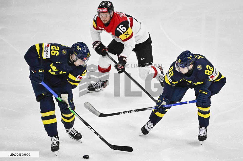 ICE HOCKEY WC SWEDEN-AUSTRIA