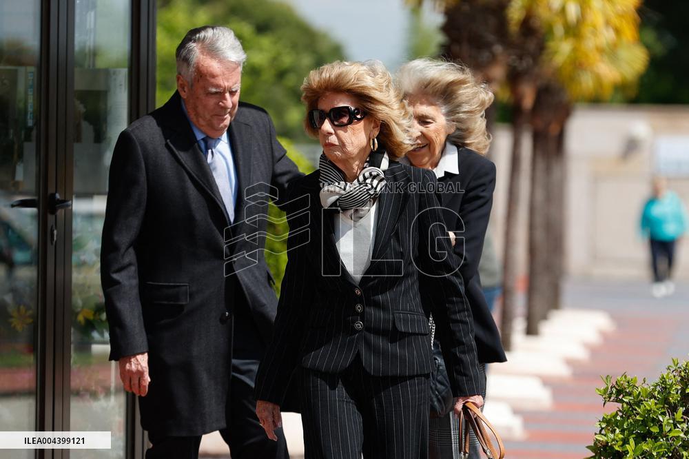 Family And Friends Bid Farewell To Alfonso De Borbon Y Escasany