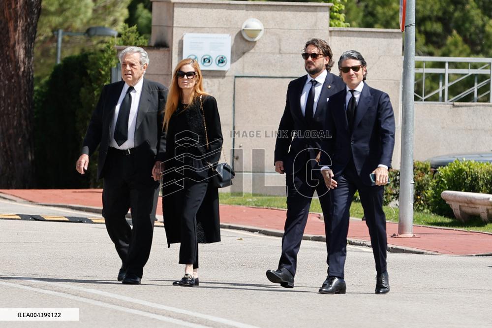 Family And Friends Bid Farewell To Alfonso De Borbon Y Escasany