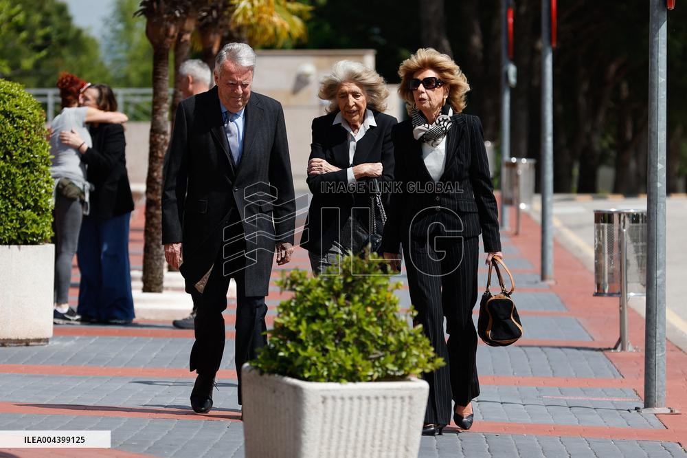 Family And Friends Bid Farewell To Alfonso De Borbon Y Escasany