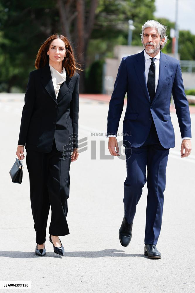 Family And Friends Bid Farewell To Alfonso De Borbon Y Escasany