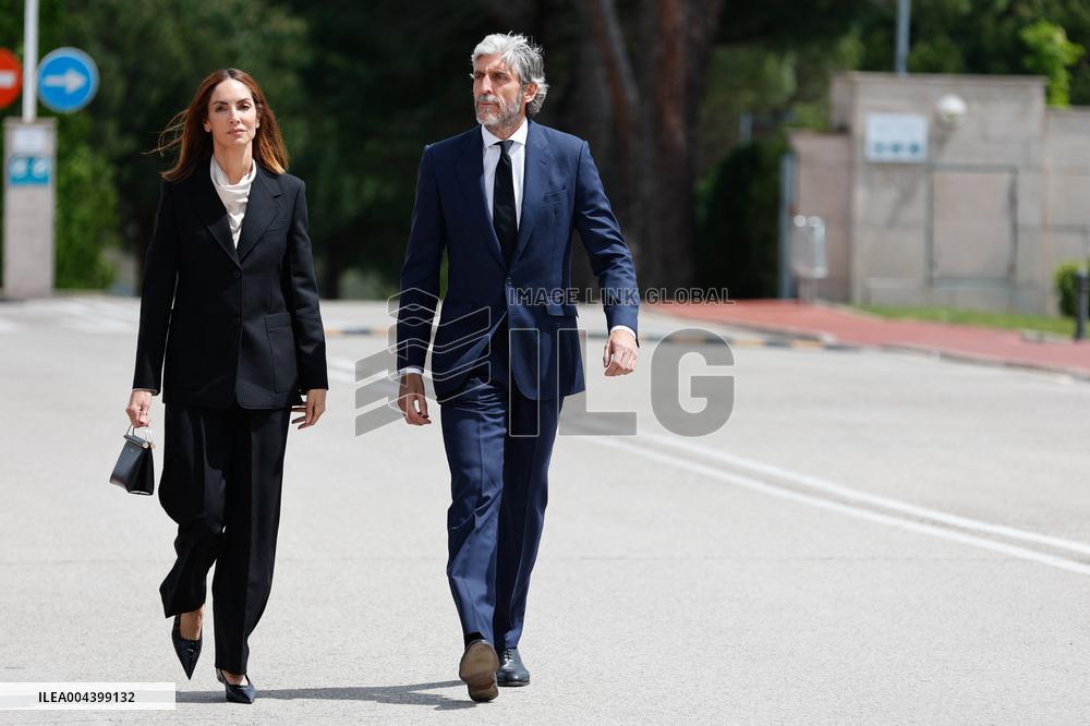 Family And Friends Bid Farewell To Alfonso De Borbon Y Escasany