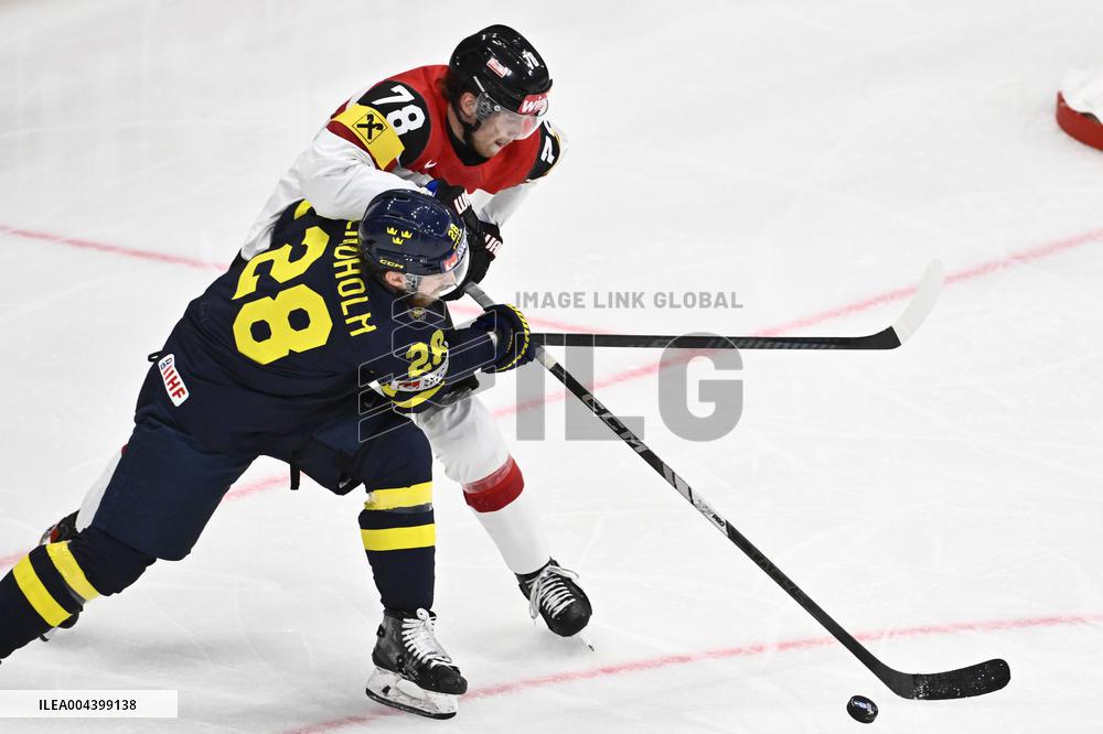 ICE HOCKEY WC SWEDEN-AUSTRIA