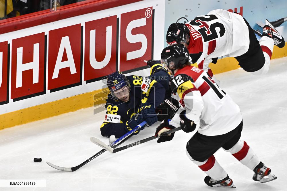 ICE HOCKEY WC SWEDEN-AUSTRIA