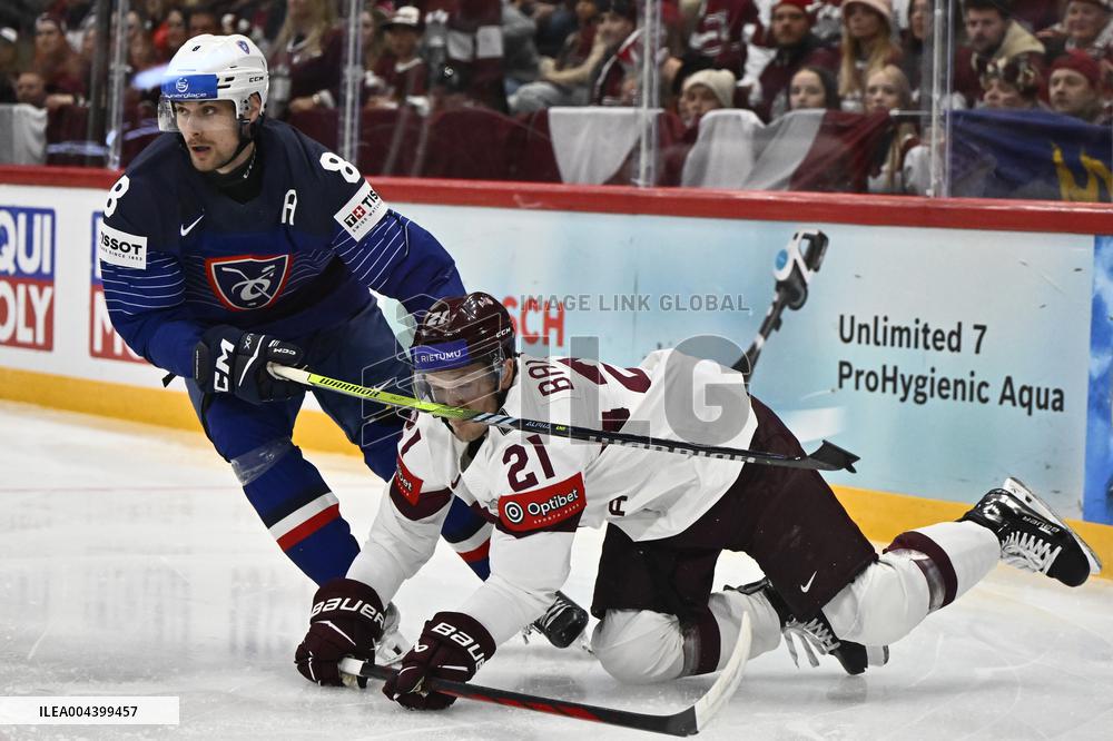 ICE HOCKEY WC FRANCE-LATVIA