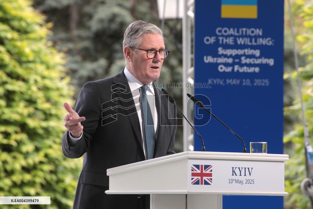 Joint news conference of Ukrainian President and Coalition of Willing leaders in Kyiv