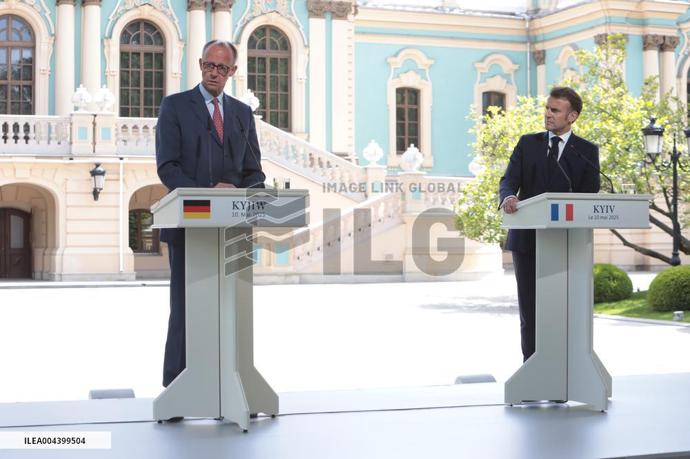 Joint news conference of Ukrainian President and Coalition of Willing leaders in Kyiv