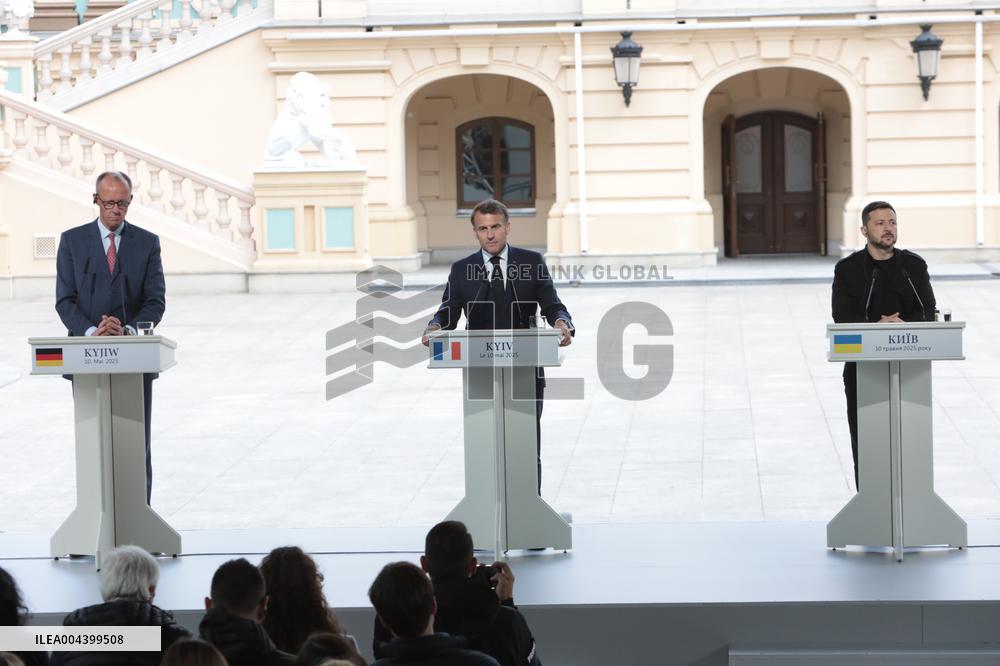 Joint news conference of Ukrainian President and Coalition of Willing leaders in Kyiv