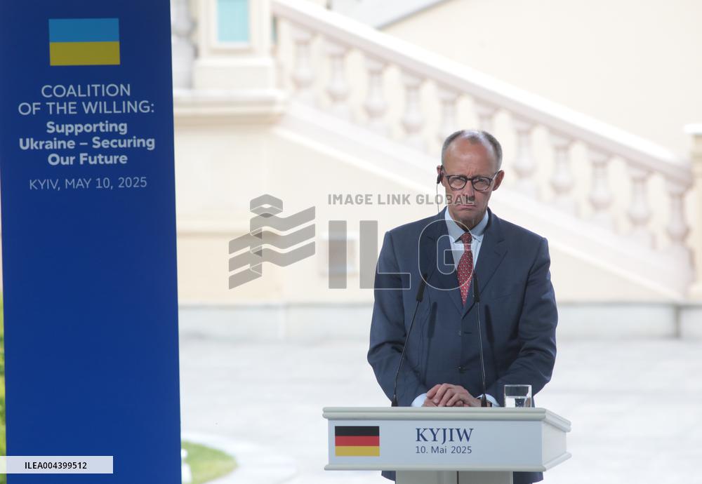 Joint news conference of Ukrainian President and Coalition of Willing leaders in Kyiv