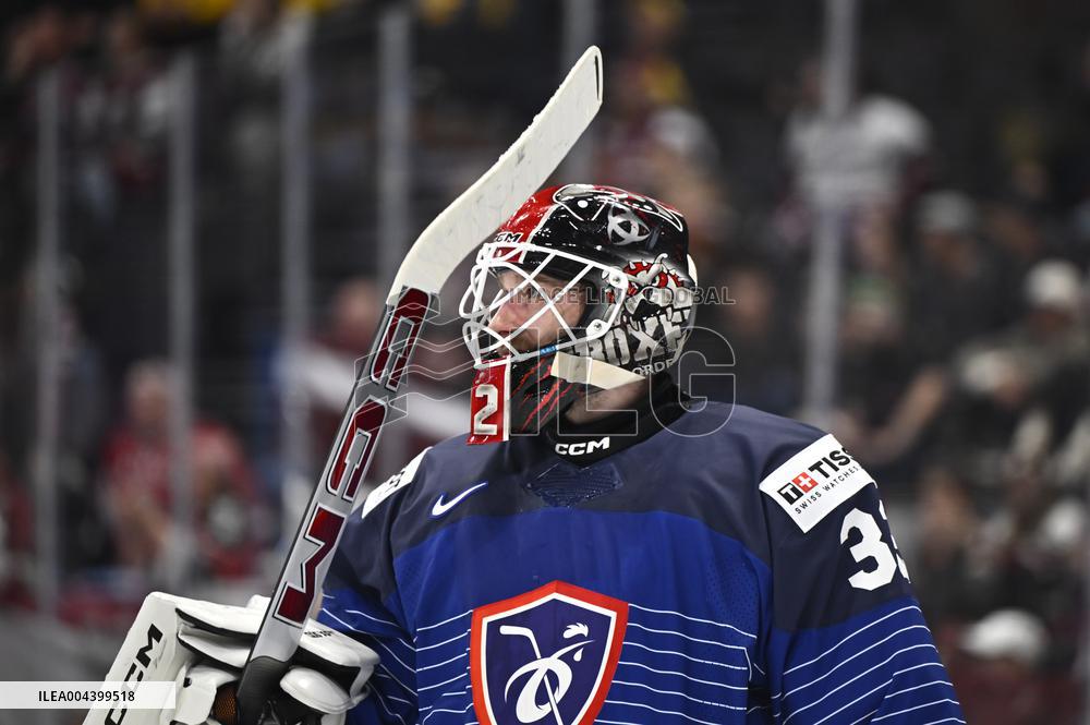 ICE HOCKEY WC FRANCE-LATVIA