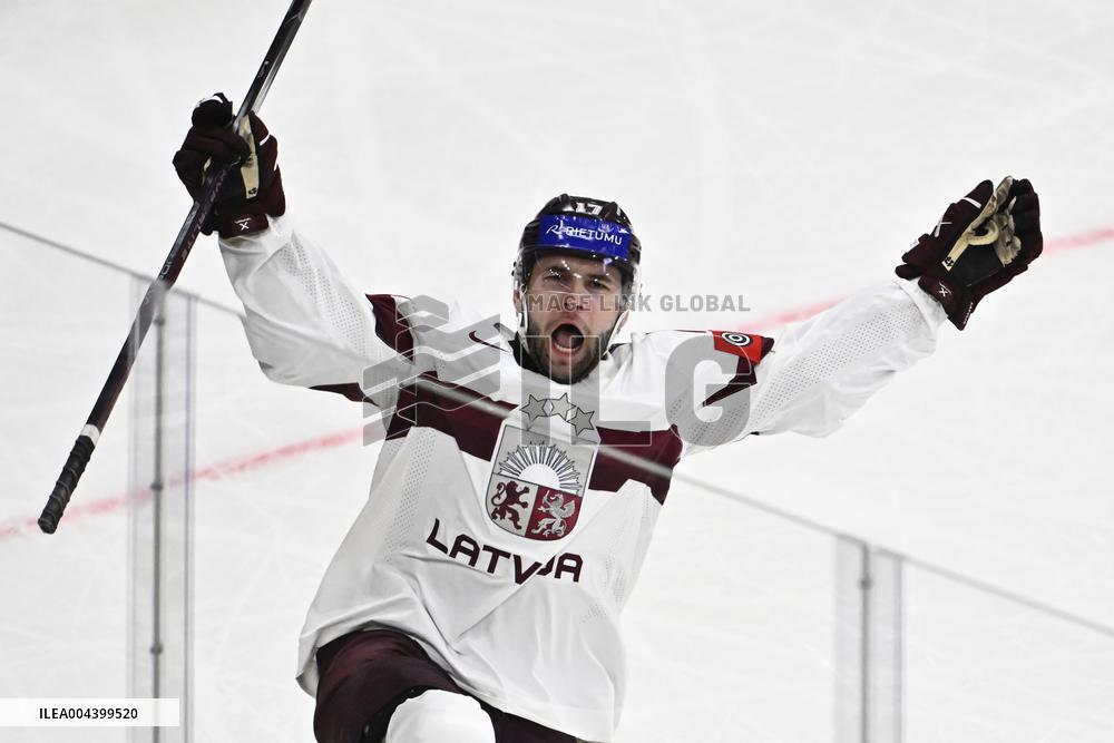 ICE HOCKEY WC FRANCE-LATVIA