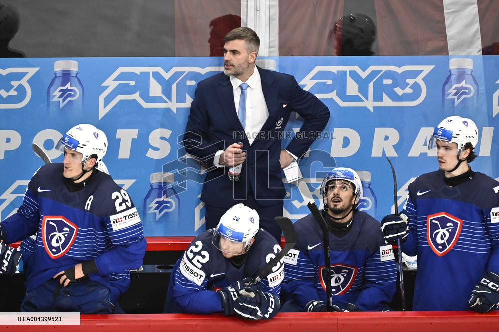 ICE HOCKEY WC FRANCE-LATVIA