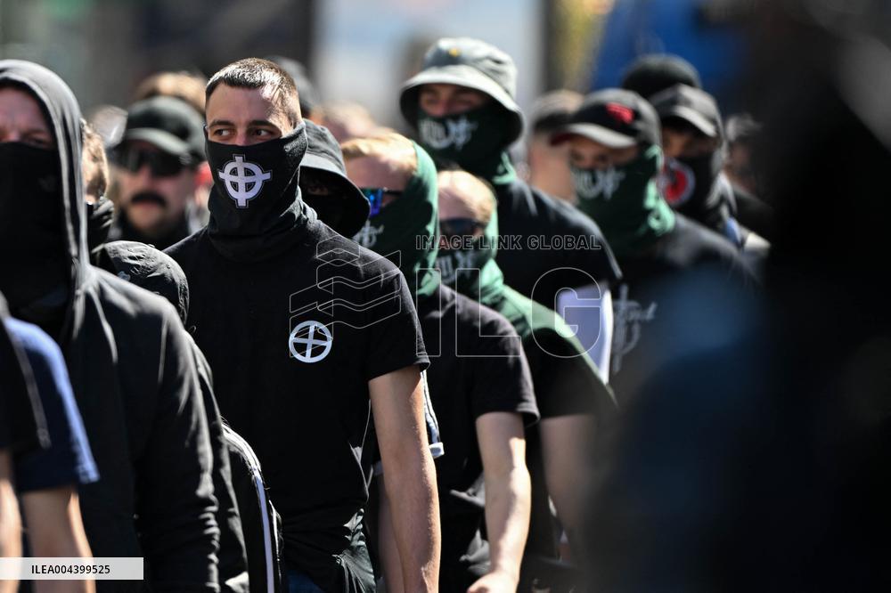 Neo-fascist March in Paris - France