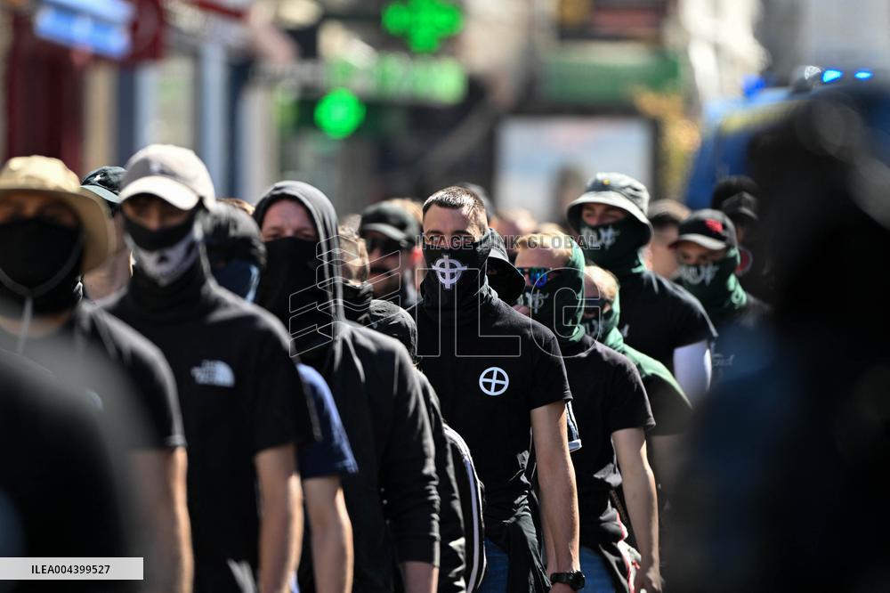 Neo-fascist March in Paris - France