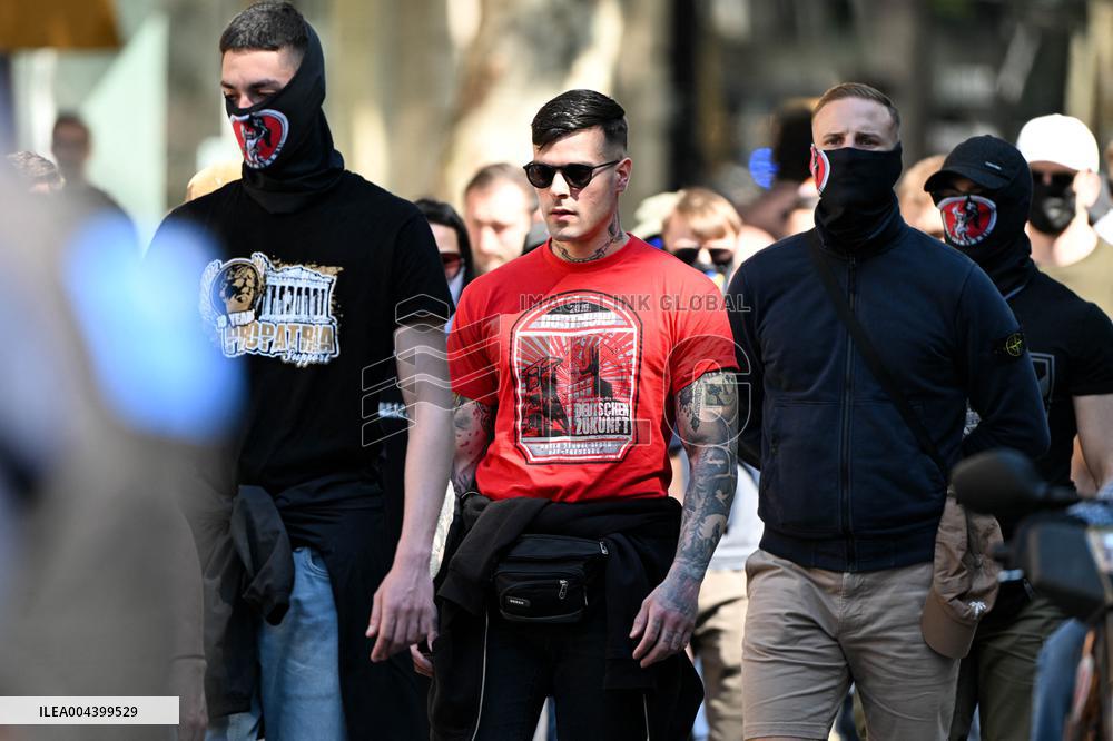 Neo-fascist March in Paris - France