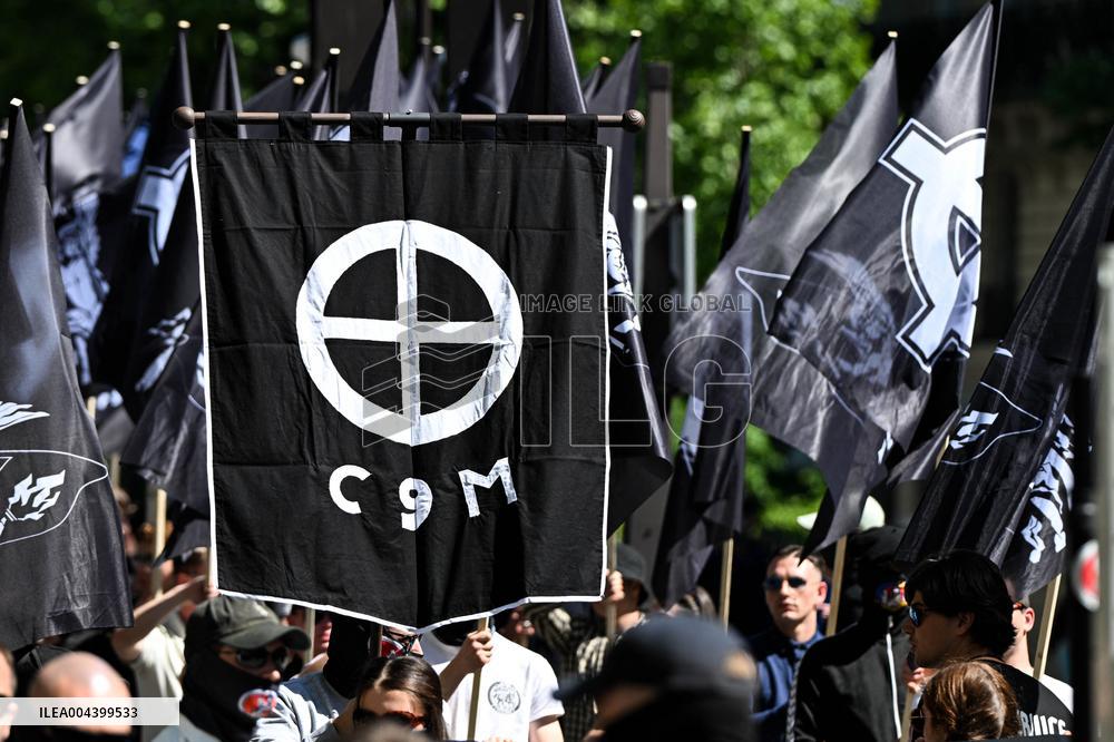 Neo-fascist March in Paris - France